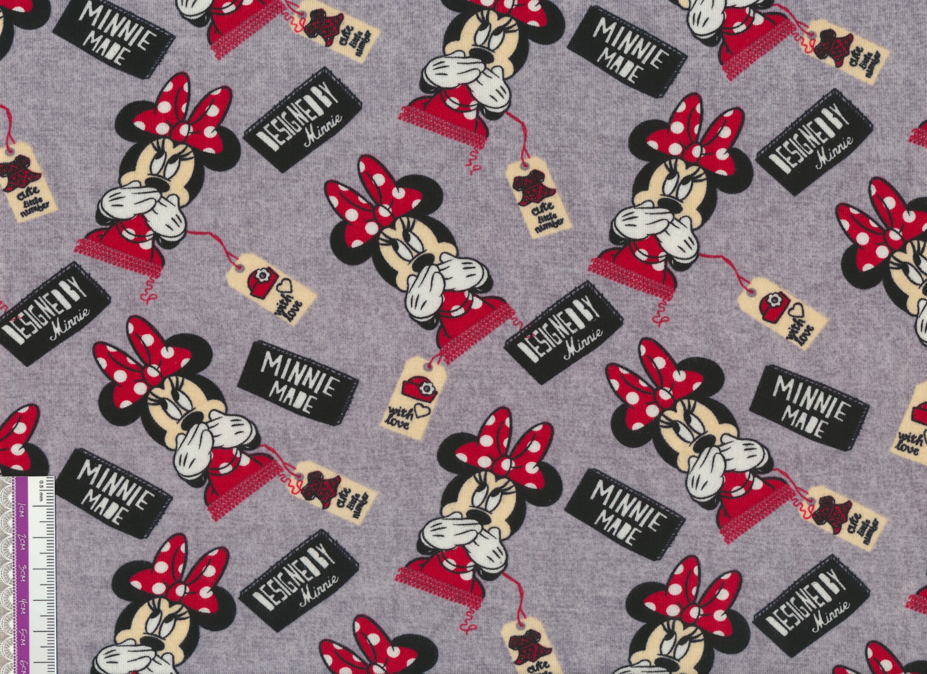 Jersey Minnie Maus auf Grau