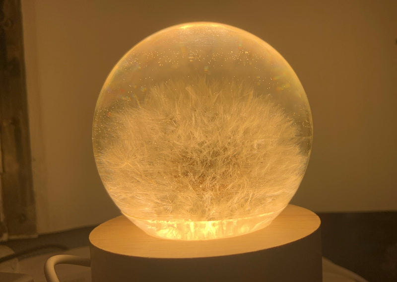 Kaufe bei AlpArtig ein wunderschönes Einzelstück eine Pusteblume Lampe