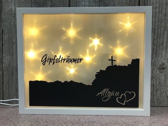 Leuchtbox Zirbe Alpenzauber