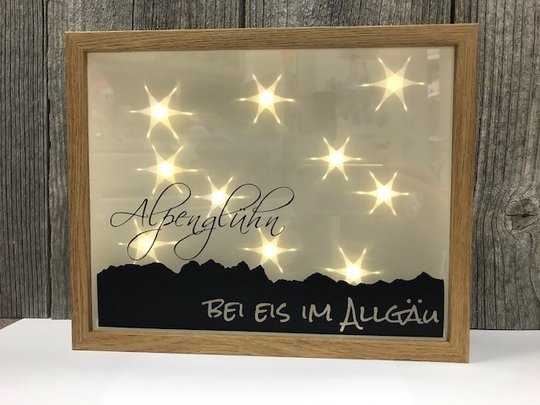 Leuchtbox Zirbe Alpenzauber